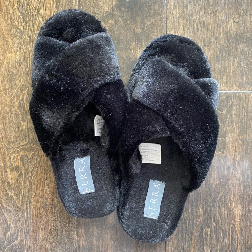 Faux Fur Slippers